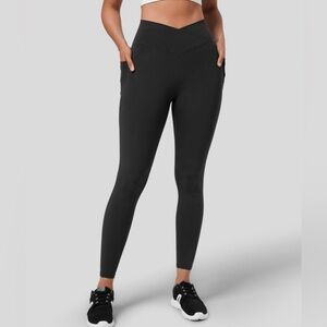Halara Softlyzero 7/8 Length Crossover Pocket Leggings Small